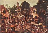 Pieter the Younger Brueghel Village Feast painting